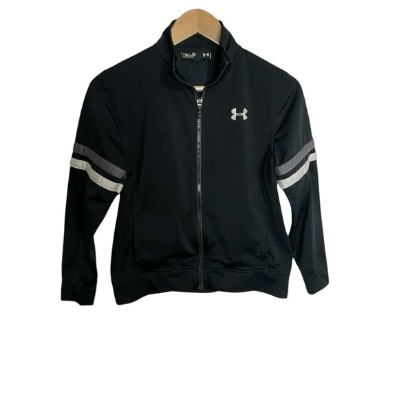 Under Armour Youth Medium UA Brawler Zip Front Warm-Up Jacket - Picture 6 of 6